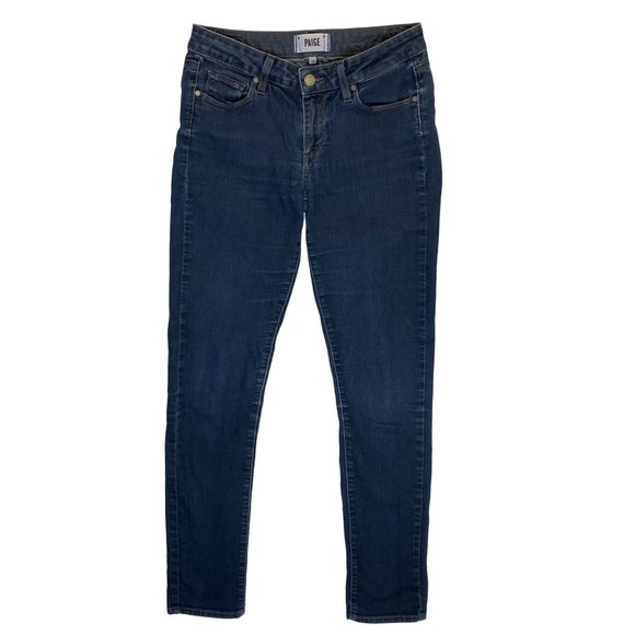 PAIGE Denim - Paige Jeans Skyline Skinny 28 x 30 Dark Denim Stretch Los Angeles Comfortable!